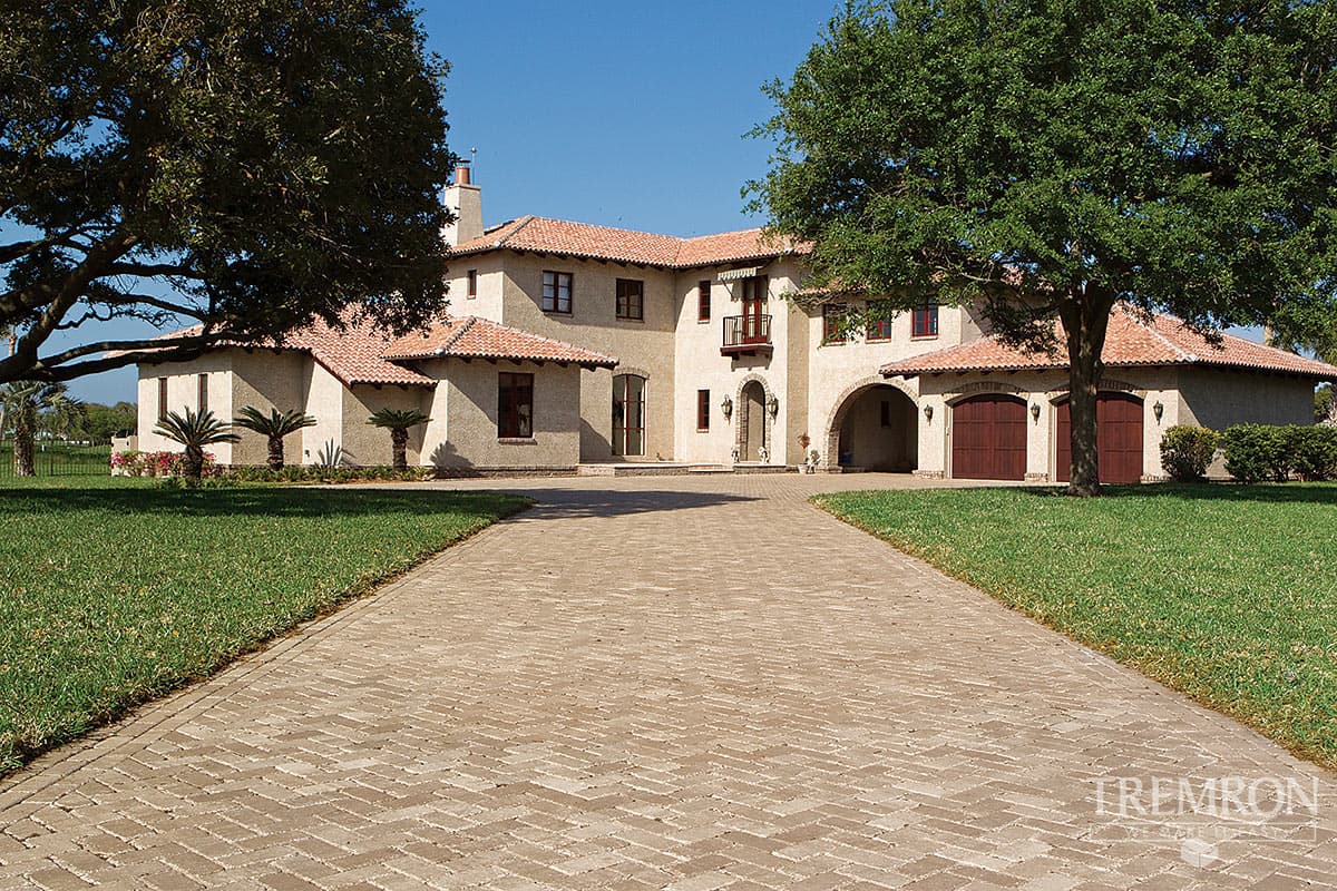 4x8 Brick Antiqued concrete paver material photo 2
