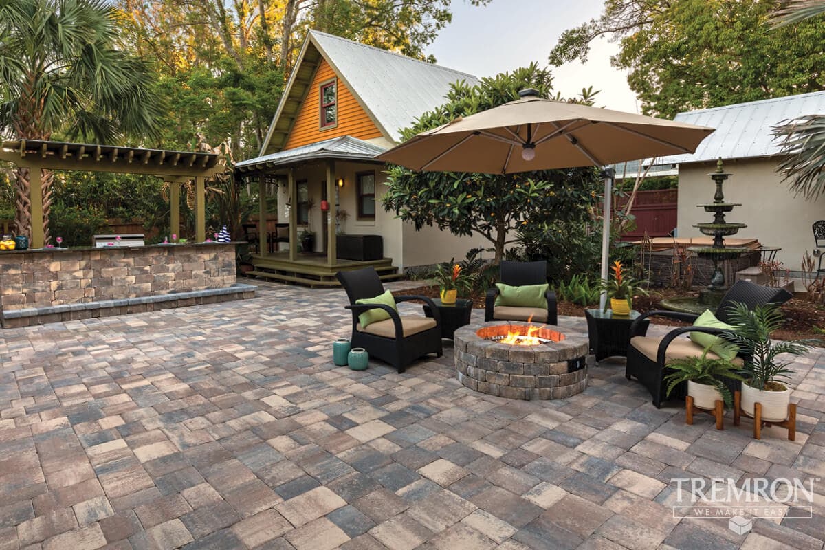 Mega Olde Towne 80mm concrete paver material photo 3