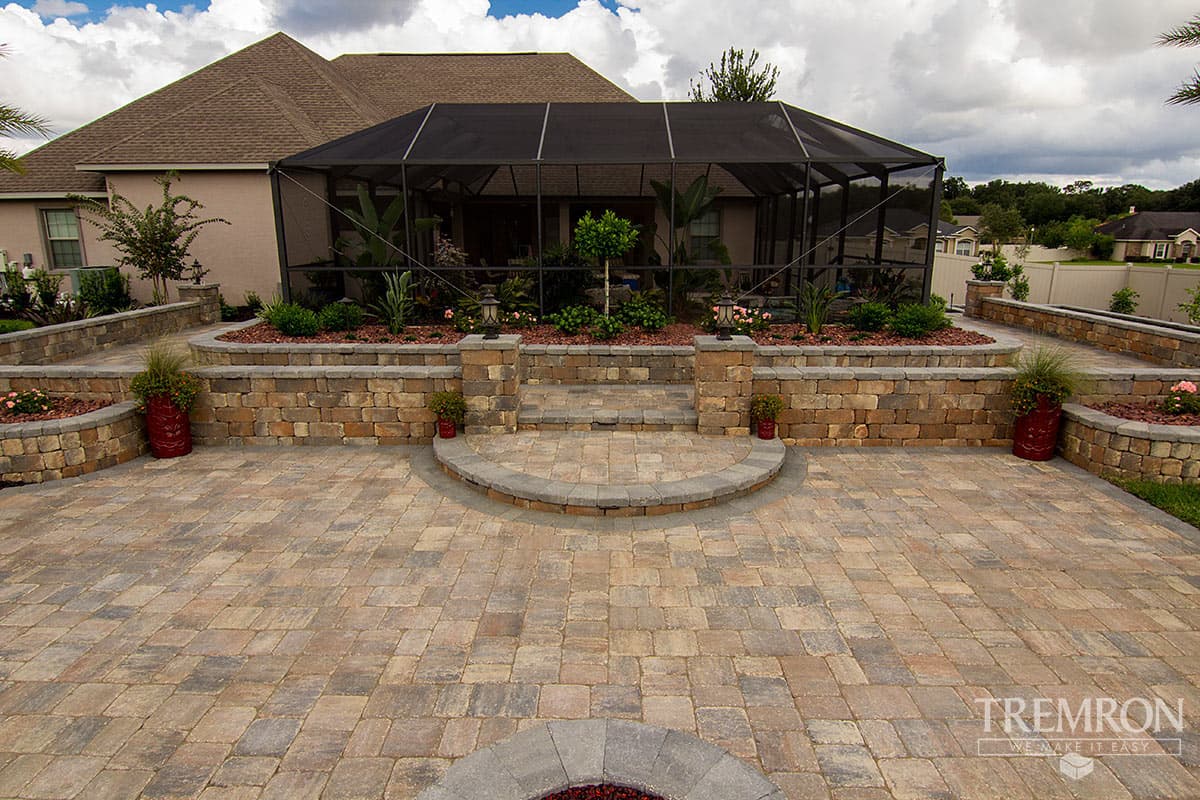 Mega Olde Towne Antiqued concrete paver material photo 3
