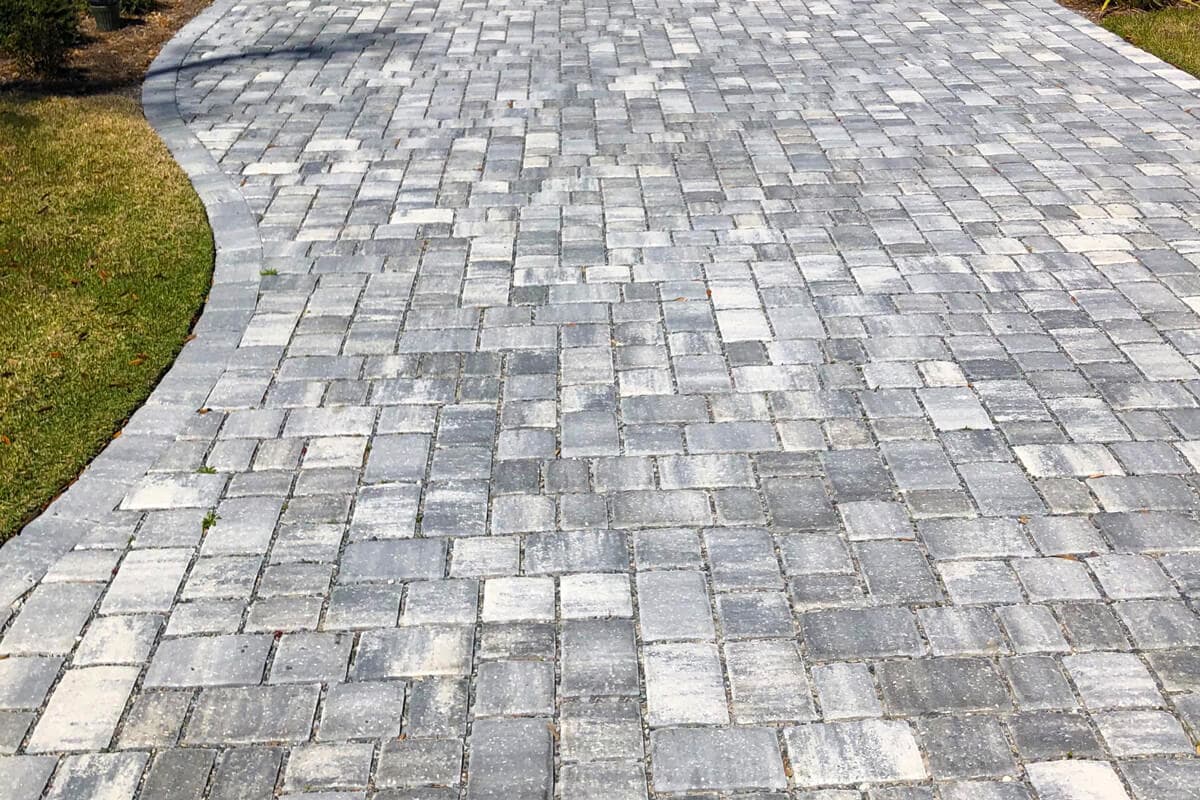 Olde Towne Permeable concrete paver material photo 2