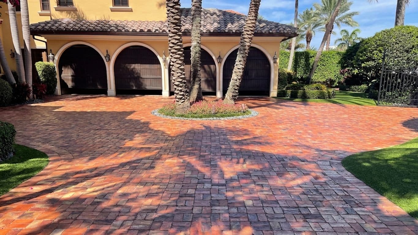 Driveway de Chicago Brick en Miami por Driveway & Paver Solutions