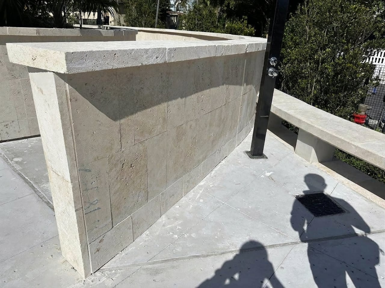Stone Veneer project in Aventura, FL by Driveway & Paver Solutions