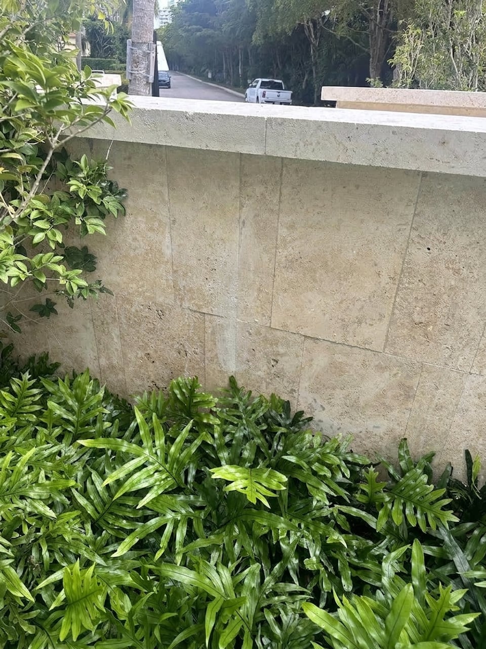 Stone Veneer project in Aventura, FL by Driveway & Paver Solutions