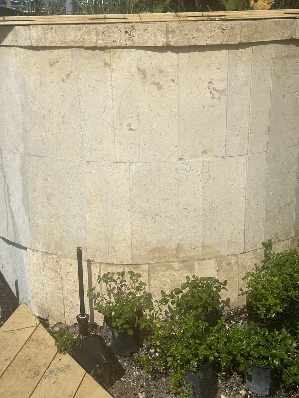 Stone Veneer project in Aventura, FL by Driveway & Paver Solutions