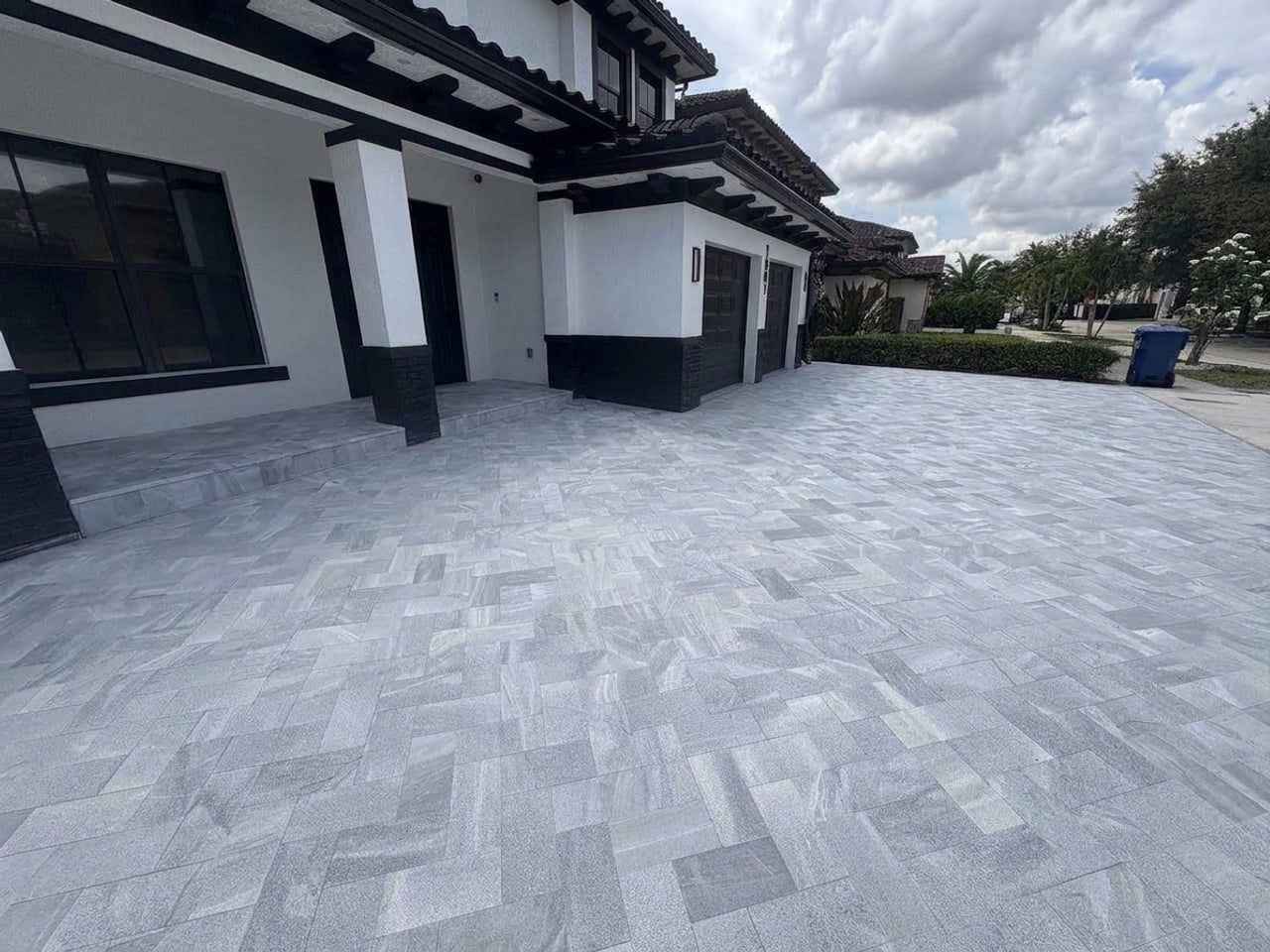 Driveway Pavers project in Doral, FL by Driveway & Paver Solutions