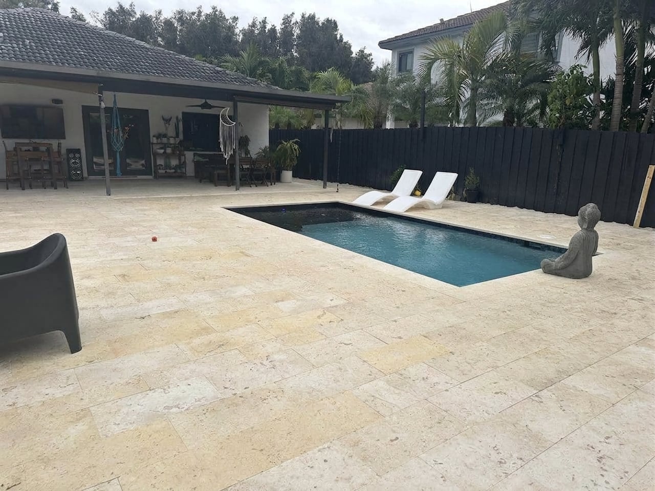 Pool Deck Pavers project in Doral, FL by Driveway & Paver Solutions