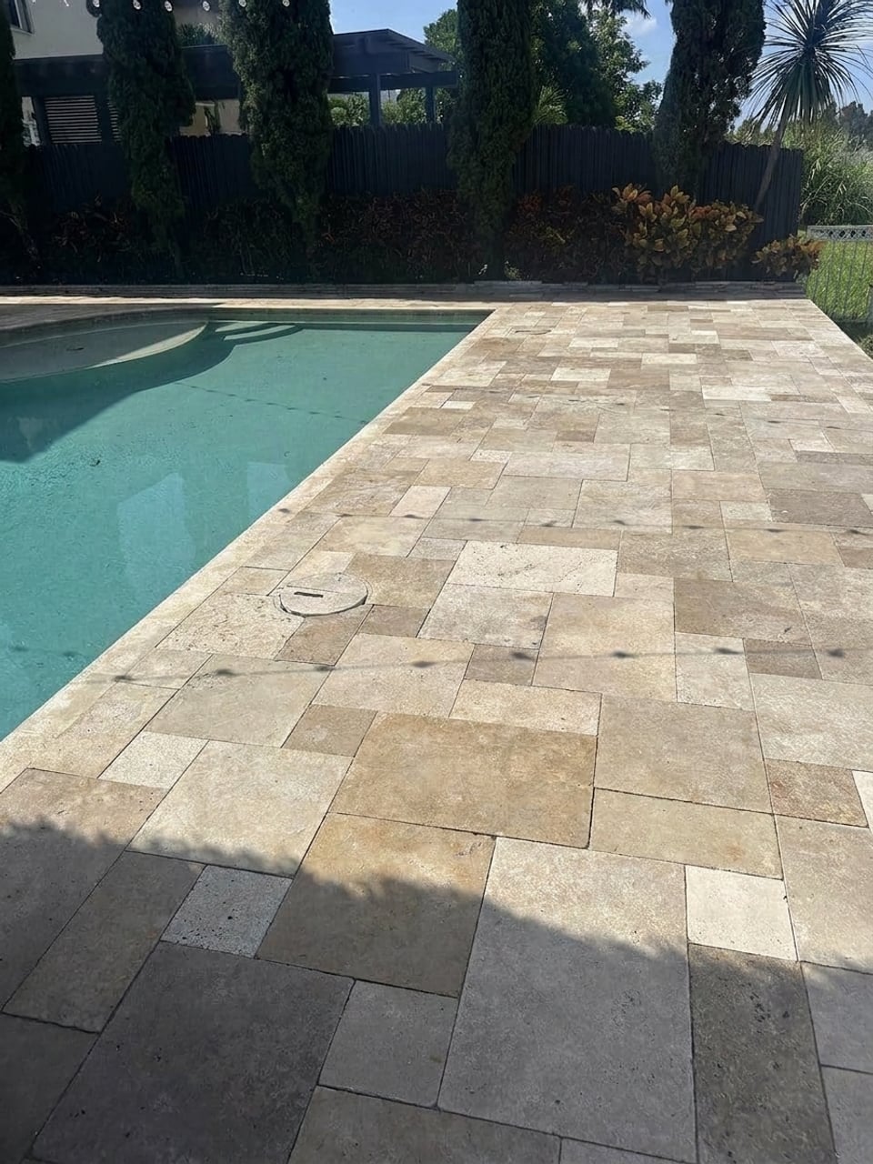Pool Deck Pavers project in Doral, FL by Driveway & Paver Solutions