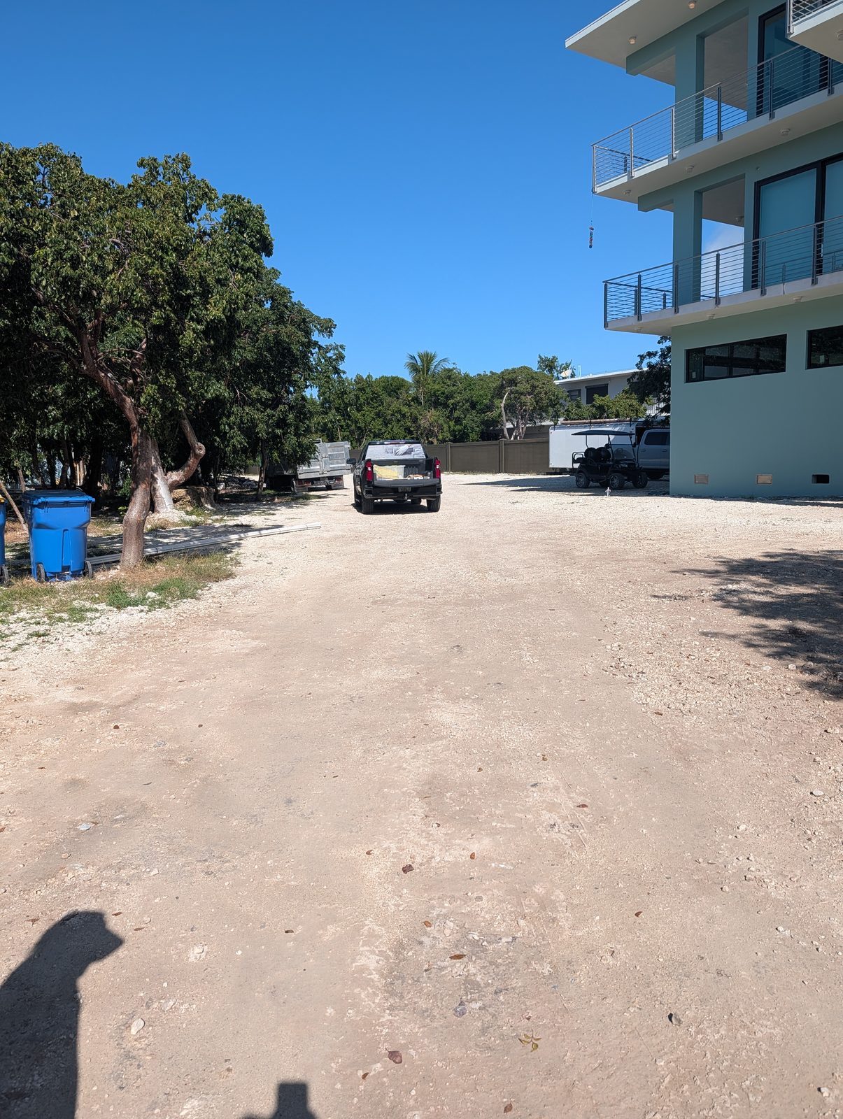 Coral stone driveway pavers on a 50,000 sq ft Islamorada, FL estate by Driveway & Paver Solutions