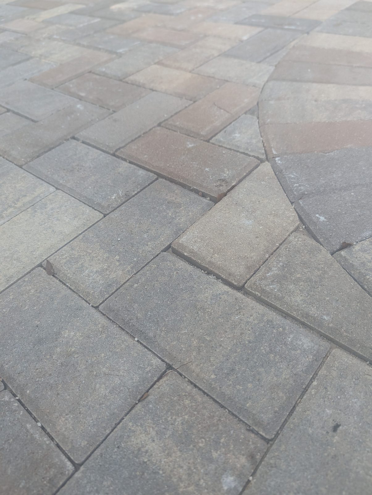 Coral stone driveway pavers on a 50,000 sq ft Islamorada, FL estate by Driveway & Paver Solutions