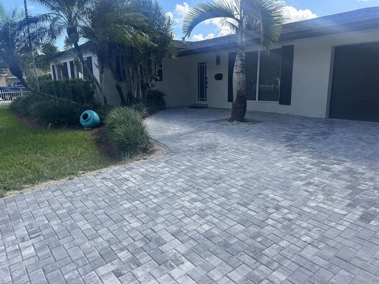 Driveway Pavers project in Kendall, FL by Driveway & Paver Solutions