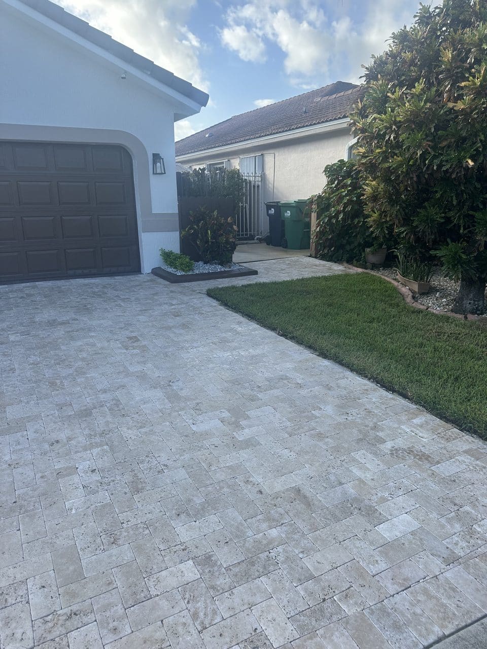 Driveway Pavers project in Kendall, FL by Driveway & Paver Solutions