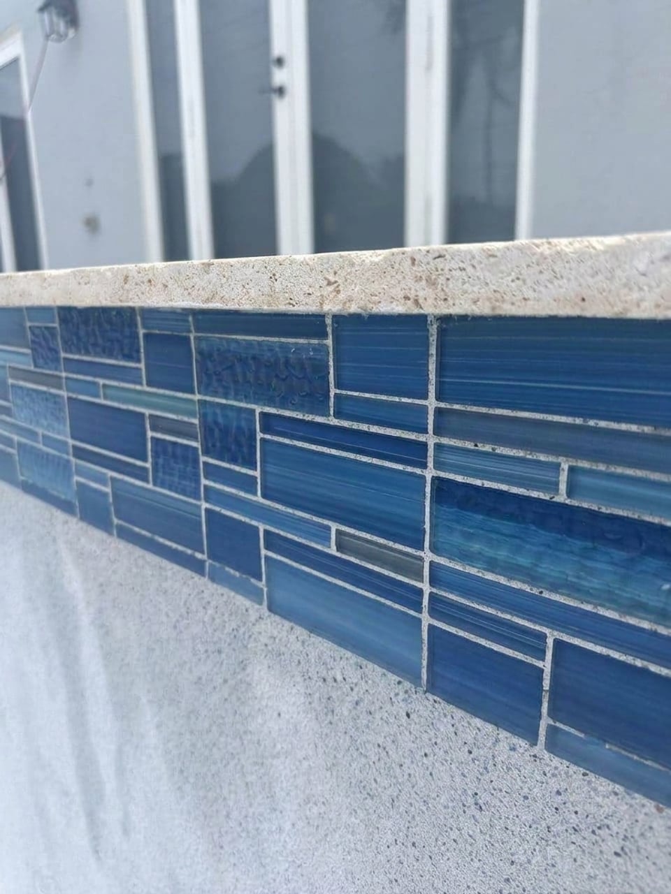 Stone Veneer project in Kendall, FL by Driveway & Paver Solutions