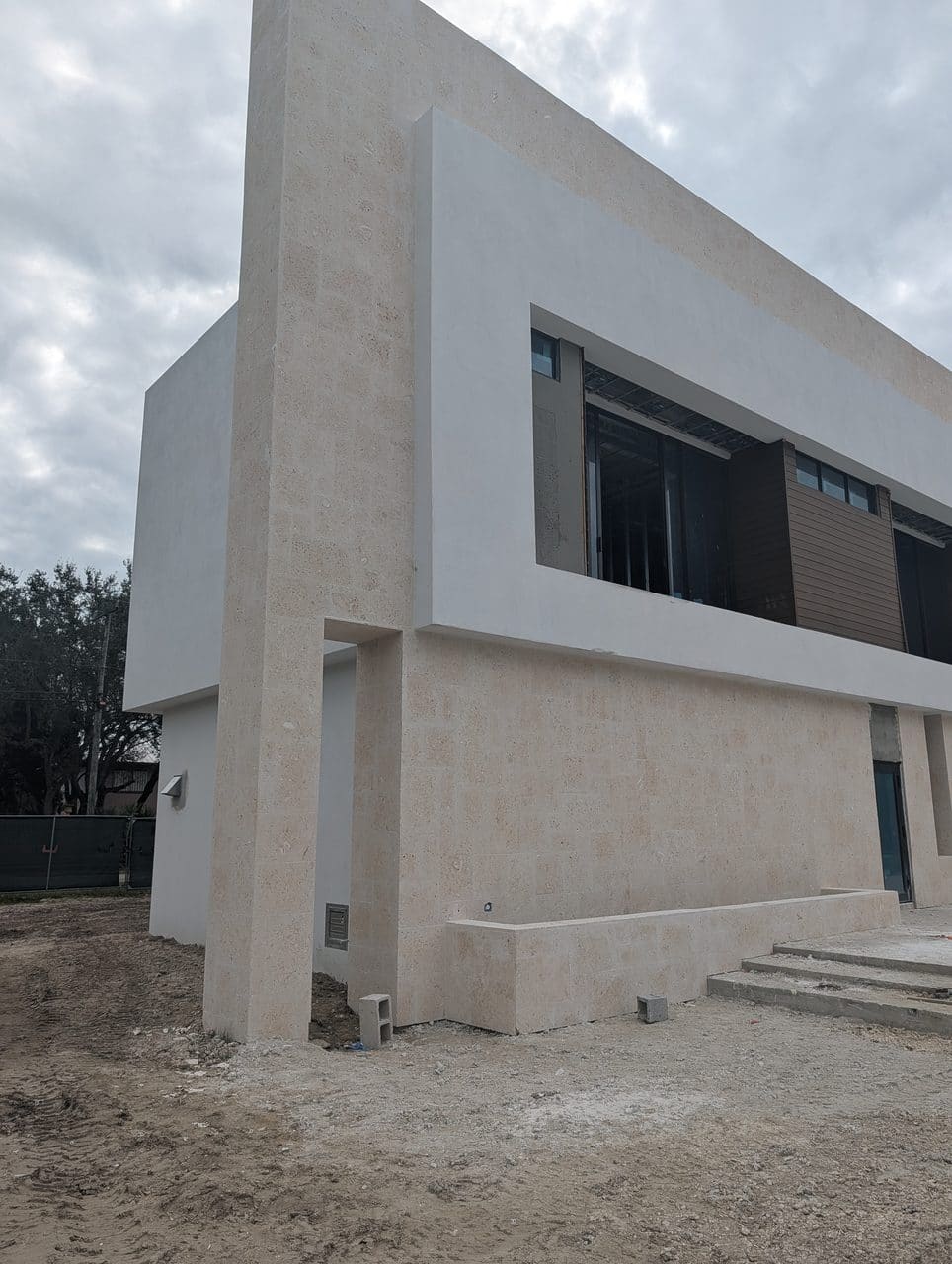 Stone Veneer project in Kendall, FL by Driveway & Paver Solutions