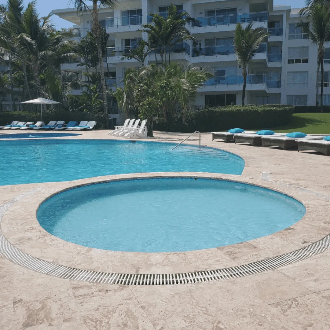 Backyard pool deck remodel Coral Gables