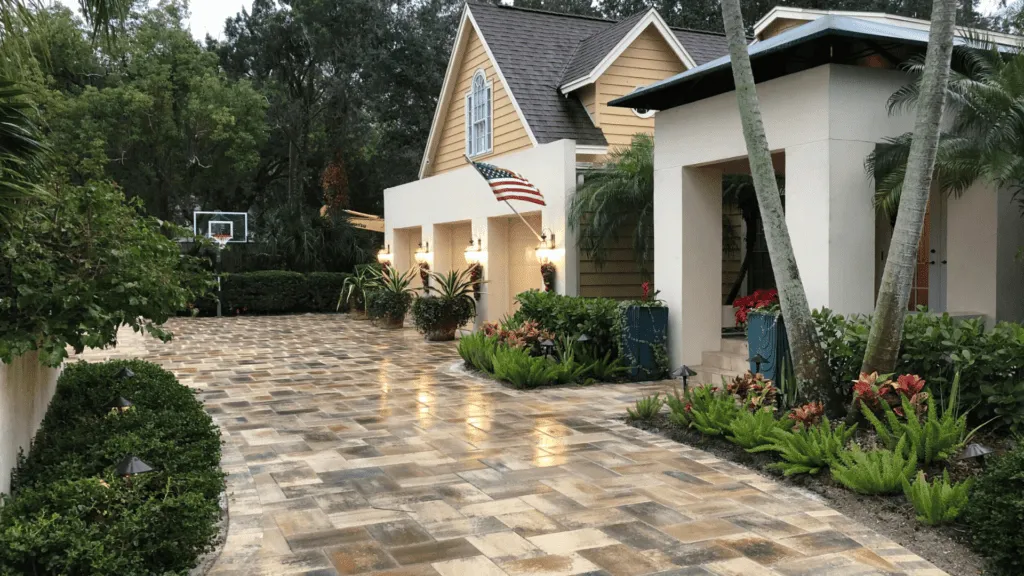 Professional driveway stone paving services around the Miami, Florida metropolitan area.