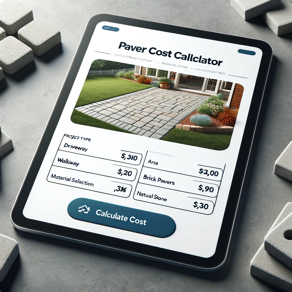 Interactive Paver Cost Calculator Tool