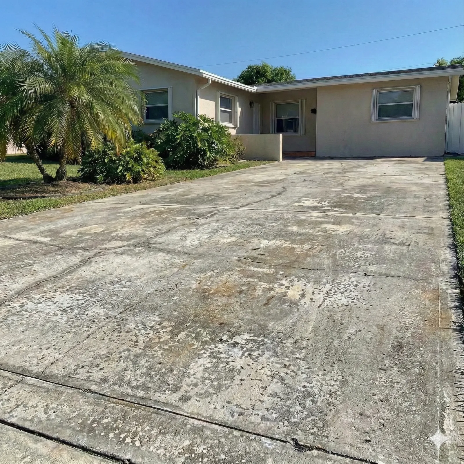 Driveway Before Renovation