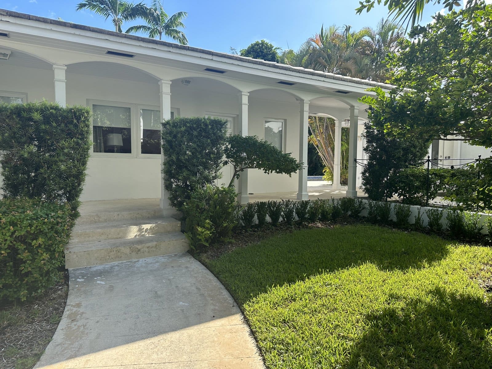 Paver Installation in Miami FL - Installation in progress