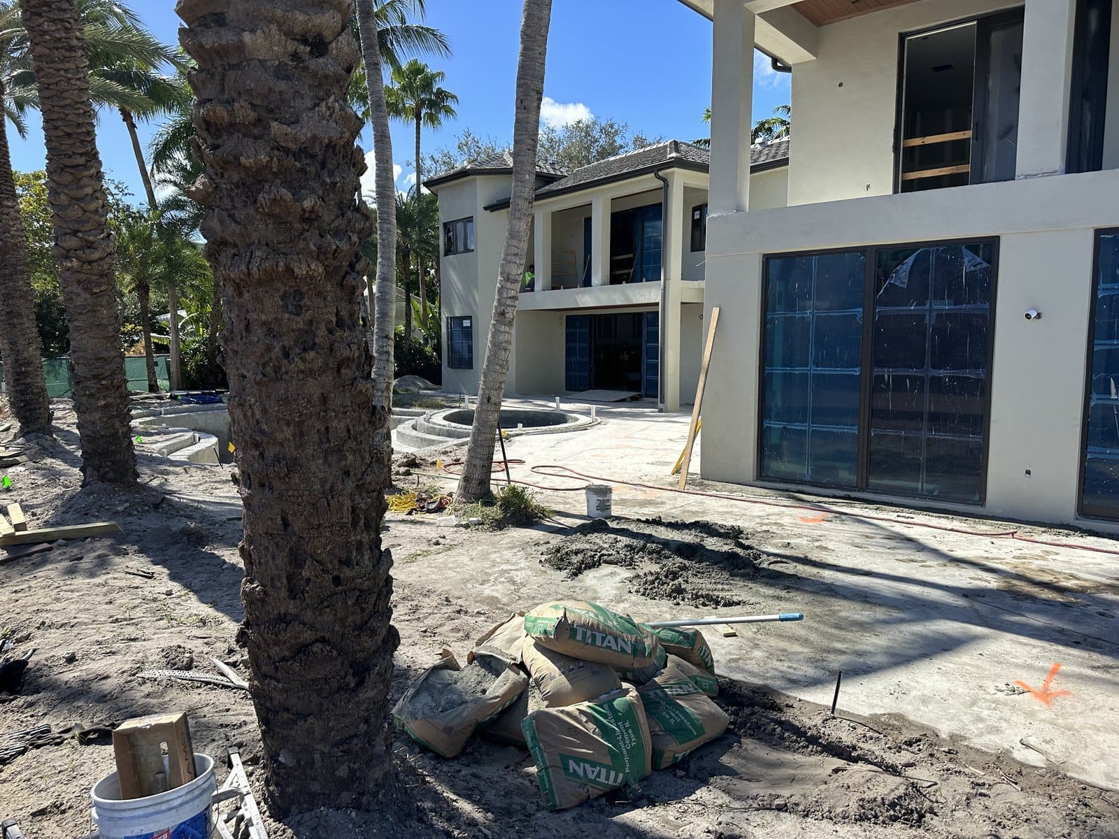 Paver Installation in Aventura FL - Before